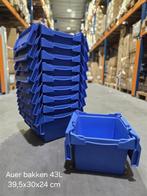 Opbergbak 10x 43L met deksel, Doe-het-zelf en Verbouw, Kratten en Dozen, Ophalen, Minder dan 50 cm, Zo goed als nieuw, Minder dan 40 cm