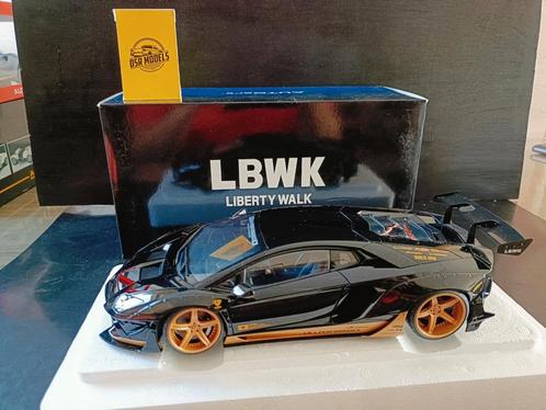 1:18 Lamborghini Aventador Liberty walk LB-Works, Hobby en Vrije tijd, Modelauto's | 1:18, Zo goed als nieuw, Auto, Autoart, Ophalen of Verzenden