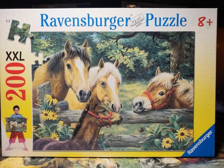 Ravensburger puzzel 200 XXL stukjes, Hobby en Vrije tijd, Denksport en Puzzels, Zo goed als nieuw, Legpuzzel, Minder dan 500 stukjes
