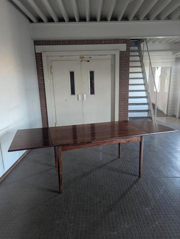 Deense vintage rosewood uitschuifbare tafel 4-8 prs beschikbaar voor biedingen