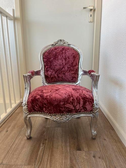 Stoeltje roze bekleed, Kinderen en Baby's, Kinderkamer | Tafels en Stoelen, Gebruikt, Stoel(en), Ophalen
