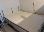 Ikea tweepersoonsbed (140x200) met matras, Huis en Inrichting, Ophalen, Gebruikt, Wit, Tweepersoons