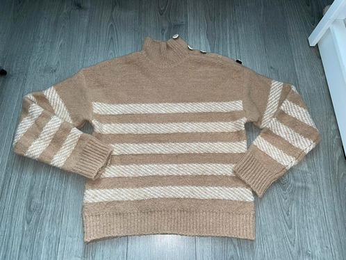 MKT STUDIO beige stockholm herfst sweater trui knopen mt XL, Kleding | Dames, Truien en Vesten, Zo goed als nieuw, Maat 46/48 (XL) of groter