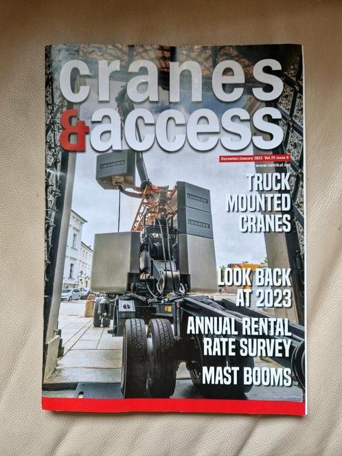Tijdschrift Cranes & Acces december/Januari 2023 vol25 nr8, Verzamelen, Merken en Reclamevoorwerpen, Zo goed als nieuw, Overige typen