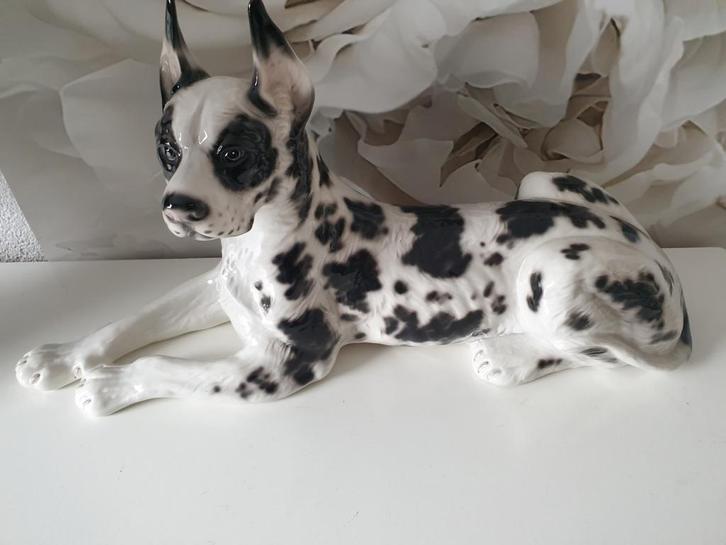 Ronzan Keramiek Grote Deense Dog, Antiek en Kunst, Antiek | Keramiek en Aardewerk, Ophalen of Verzenden