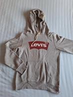 Mooie sweater/hoody merk Levi maat XS in grijs/bordeaux, Levi, Ophalen of Verzenden, Zo goed als nieuw, Maat 34 (XS) of kleiner