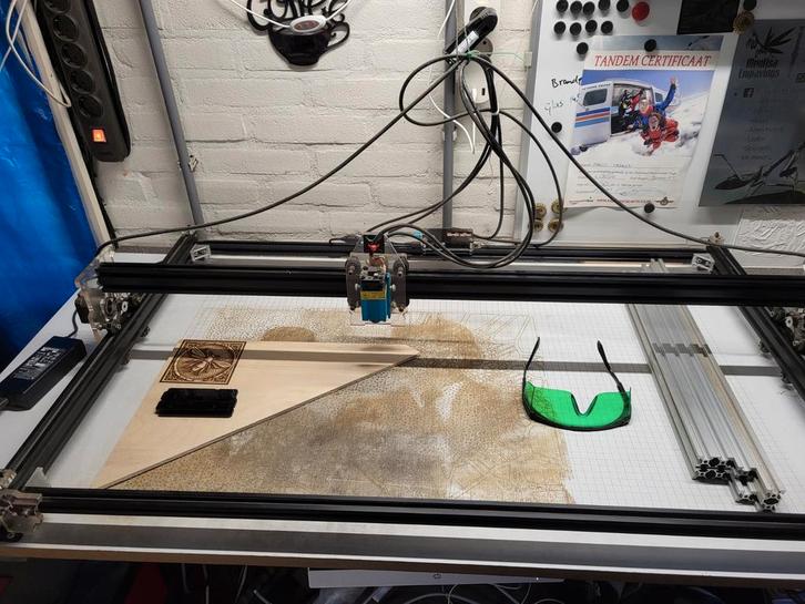 Eleksmaker A3 Laser Graveermachine - Vergroot Werkgebied, Hobby en Vrije tijd, Overige Hobby en Vrije tijd, Gebruikt, Ophalen