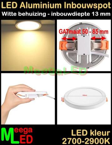 LED keuken inbouw renovatie spot panel Rond wit 6 Watt WW beschikbaar voor biedingen