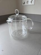 Dubbelwandige Glazen Theepot, Ophalen of Verzenden, Zo goed als nieuw