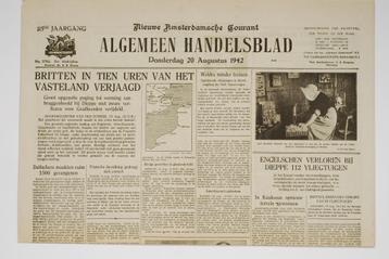 20 augustus 1942 - Algemeen Dagblad | Heruitgave 1994 beschikbaar voor biedingen