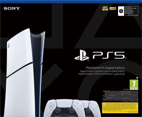 Sony PlayStation 5 Slim Digital Version (2 Controllers), Spelcomputers en Games, Spelcomputers | Sony PlayStation 5, Gebruikt