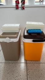 2 nette koelboxen met koelelementen, Gebruikt, Koelelement, Koelbox