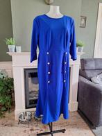 Shein koningsblauwe nieuwe jurk XXXL 48 50 €10 incl verz, Blauw, Shein, Onder de knie, Zo goed als nieuw