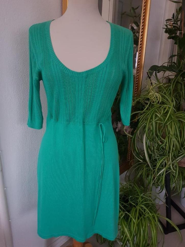 Z.g.n. groene jurk, mt 42-44. Merk Tom Taylor., Kleding | Dames, Jurken, Zo goed als nieuw, Maat 42/44 (L), Groen, Boven de knie