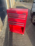 Gereedschapskist met wielen, Ophalen, Gevuld, Gebruikt