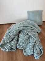 Laura Ashley Plaid & Sierkussen, Ophalen of Verzenden, Gebruikt, Groen, Rechthoekig