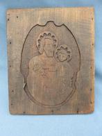Hout snijwerk paneel – heilige Jozef met Christus - 19e eeuw, Antiek en Kunst, Antiek | Religie, Ophalen of Verzenden