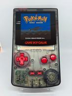 Gameboy Color IPS Mod mét Pokemon Silver, Spelcomputers en Games, Spelcomputers | Nintendo Game Boy, Ophalen of Verzenden, Zo goed als nieuw