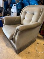 Ouderwetse fauteuil - 90x90x45H, 1025xe, Verzenden, 75 tot 100 cm, Zo goed als nieuw