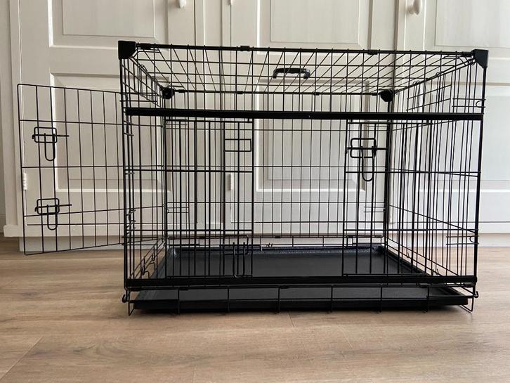 Verabe hondenbench inklapbaar 90x60x67cm, Dieren en Toebehoren, Hondenbenches, Zo goed als nieuw, Ophalen