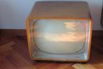 Leuke oude vintage Philips automatic tv televisie hout (1), Audio, Tv en Foto, Vintage Televisies, Ophalen, Gebruikt, 60 tot 80 cm