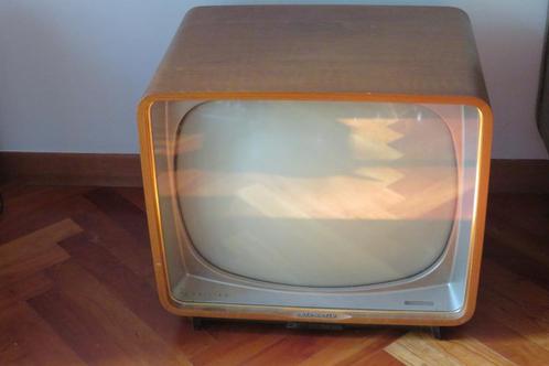 Leuke oude vintage Philips automatic tv televisie hout (1), Audio, Tv en Foto, Vintage Televisies, Gebruikt, 60 tot 80 cm, Philips