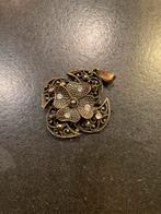 Vintage Bloem Hanger, Overige materialen, Gebruikt, Bruin, Ophalen of Verzenden