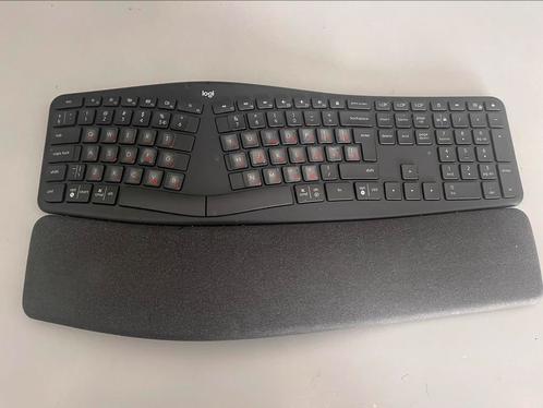 Logitech ERGO K860, Computers en Software, Toetsenborden, Gebruikt, Qwerty, Bedraad, Ergonomisch, Ophalen of Verzenden