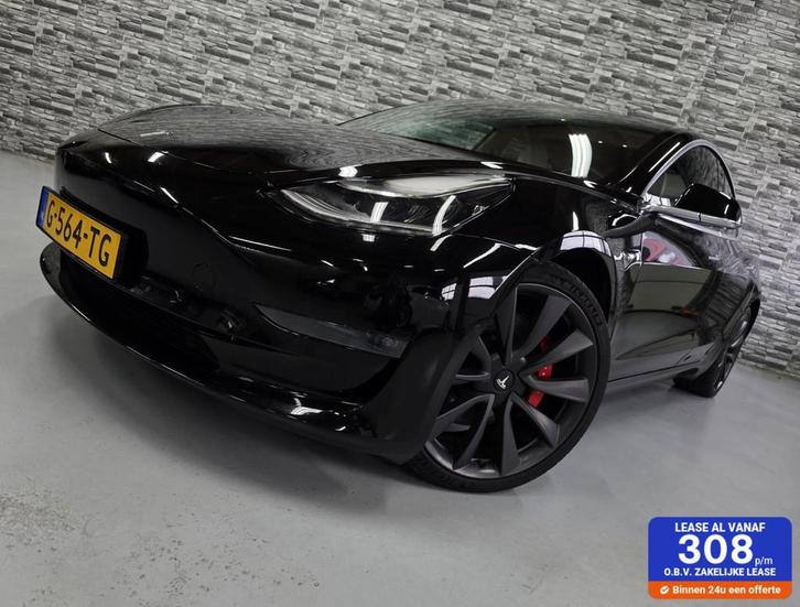 Tesla Model 3 Performance AWD Long Range Dual Motor 75kWh!, Auto's, Tesla, Bedrijf, Te koop, Model 3, 4x4, ABS, Airbags, Airconditioning