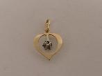 Gouden hanger met zirkonia                               G82, Gebruikt, Overige voorstellingen, ., Ophalen of Verzenden
