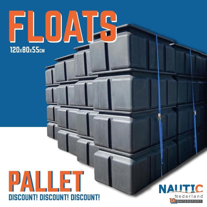 Drijvers voor steigers, vlotten en pontons | 4 stuks!, Watersport en Boten, Bootonderdelen, Nieuw, Overige typen, Zeilboot of Motorboot