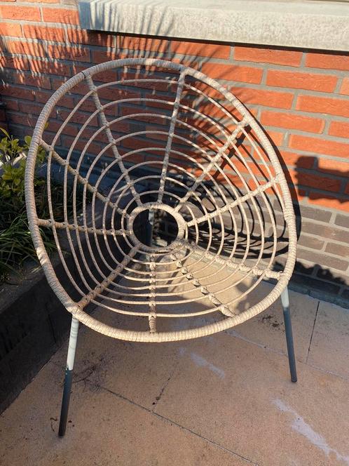 Leuke tuinstoel , kleur naturel Wicker, Tuin en Terras, Tuinstoelen, Zo goed als nieuw, Wicker, Ophalen