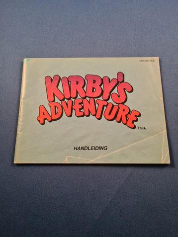 NES - Kirby's Adventure handleiding