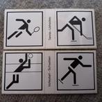 Leuke oude Hansaplast sportstickers.   goldi., Verzamelen, Ophalen of Verzenden, Zo goed als nieuw, Overige typen