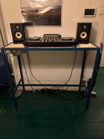 Custom DJ Booth - Blauw, Staal & Hout, Ophalen, 100 tot 150 cm, Dj Booth / side table, 50 tot 100 cm