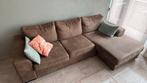 Lounge bank bruin gratis af te halen, Ophalen, Gebruikt