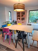 2 Stuks design eettafel Ikea Industriell / Piet Hein Eek, Huis en Inrichting, Tafels | Eettafels, Ophalen, Gebruikt, 100 tot 150 cm