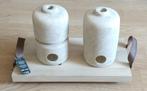 Bruynxz houten plateau met aardewerk flessen, volgnr 29, Ophalen of Verzenden