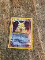 Alakazam pokemon kaart – holo (Base Set, Nederlands), Ophalen of Verzenden, Gebruikt, Losse kaart, Foil