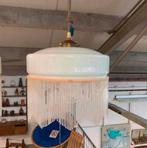 Lamp vintage art deco kralen ketting glazen hanglamp, Huis en Inrichting, Lampen | Hanglampen, Ophalen of Verzenden