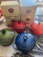 Le Creuset Aardewerk Stoofpotjes - 4 stuks, Ophalen, Zo goed als nieuw, Overige materialen, Koekenpan of Braadpan