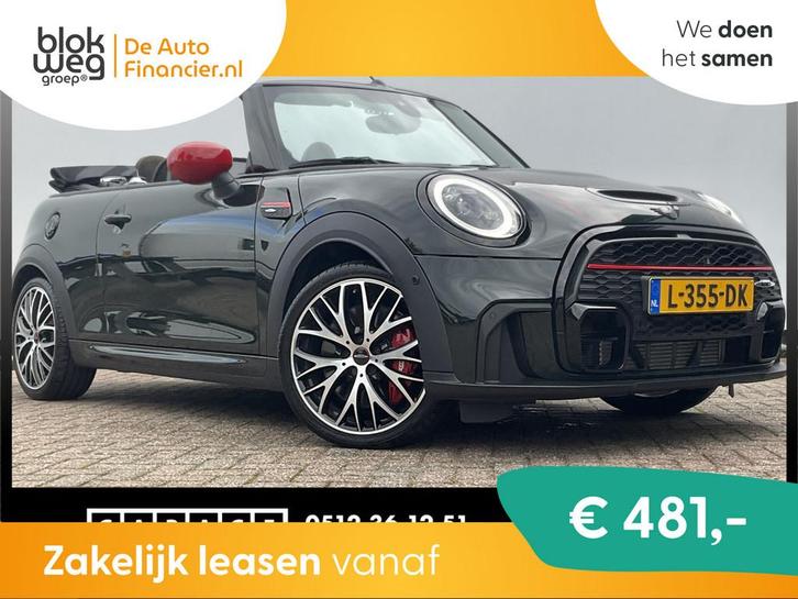 MINI Cabrio 2.0 John Cooper Works Incl.BTW Cabr € 34.900,0, Auto's, Mini, Bedrijf, Te koop, Cabrio, Lederen bekleding, Open dak