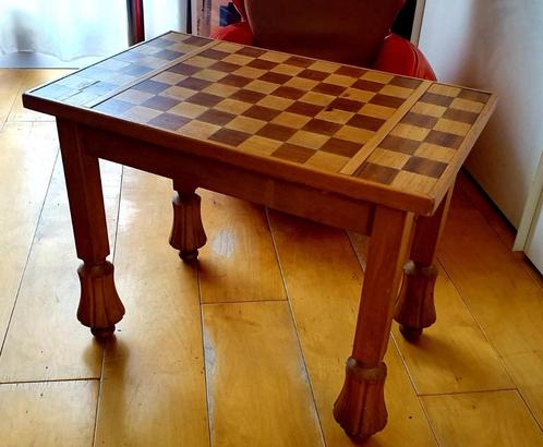 Vintage design schaaktafeltje, Antiek en Kunst, Kunst | Designobjecten, Ophalen