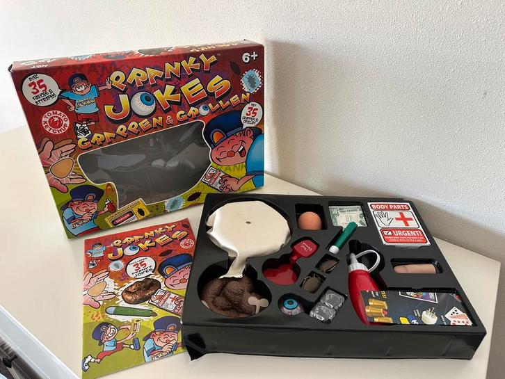 Spel Pranky Jokes – compleet & perfecte staat!, Verzamelen, Speelgoed, Zo goed als nieuw, Ophalen of Verzenden