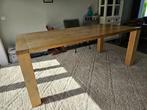 Massief eikenhouten eettafel 200x100 WEG = WEG, Huis en Inrichting, 200 cm of meer, 100 tot 150 cm, Robuust, Gebruikt