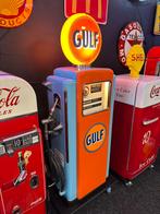 Prachtige Amerikaanse benzinepomp Wayne 100b Gulf Design, Verzamelen, Automaten | Overige, Ophalen, Gebruikt