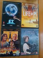 4xDVD:E.T./LIFE OF PI/FIRST KNIGHT/GORILLAS IN THE MIST, Cd's en Dvd's, Alle leeftijden, Ophalen of Verzenden, Gebruikt, Overige genres