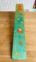 Leuke houten groeimeter van De Noest met zeethema, Ophalen of Verzenden