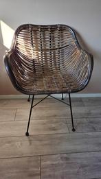2 Rotan stoelen, Huis en Inrichting, Ophalen, Bruin
