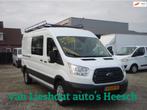 Ford Transit 350 RWD L3 Dubbele cabine Trend imperiaal trap, Auto's, Gebruikt, 4 cilinders, 2800 kg, Wit